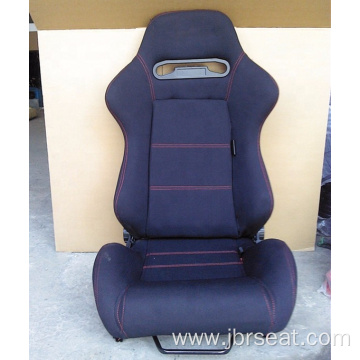 Adjustable cloth Black fabric sports racing seat